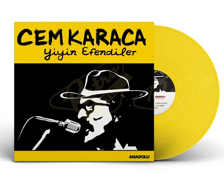 Cem Karaca - Yiyin Efendiler Renkli LP. Plak