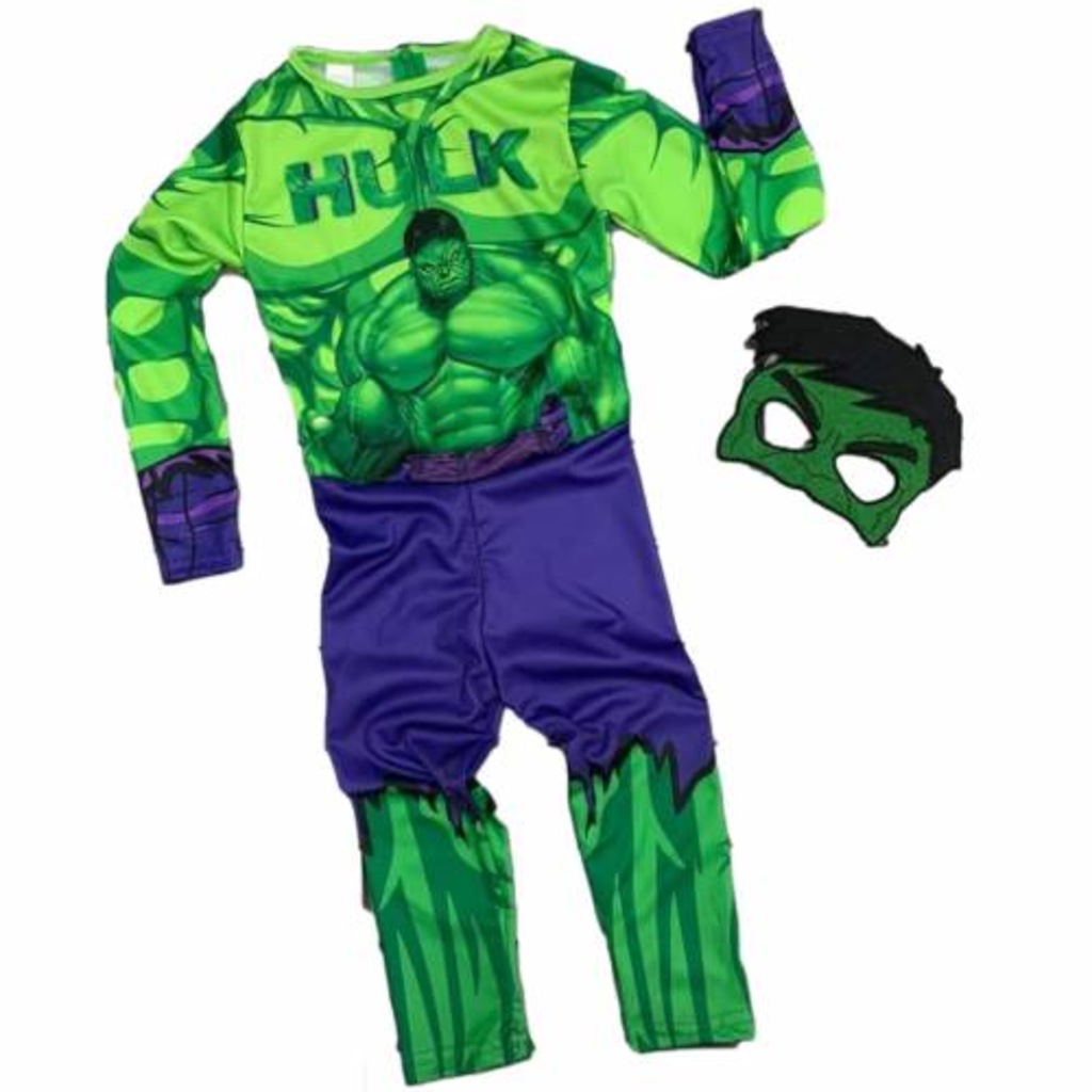 Hulk Çocuk Kostümü - Dev Adam Hulk Kostümü - Çocuk Kostümü