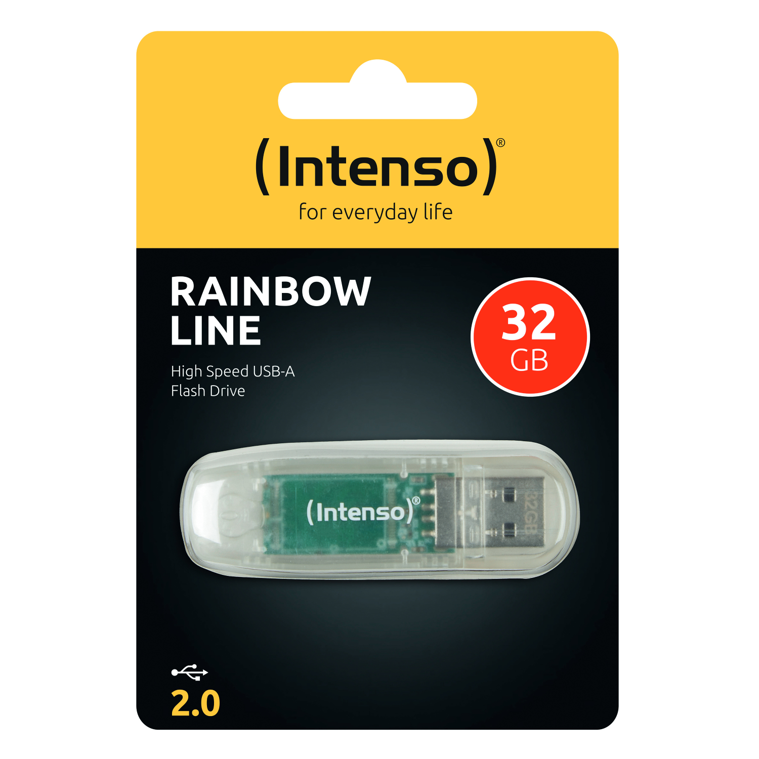 Intenso Rainbow Line 3502480 32 GB USB 2.0 Flash Bellek