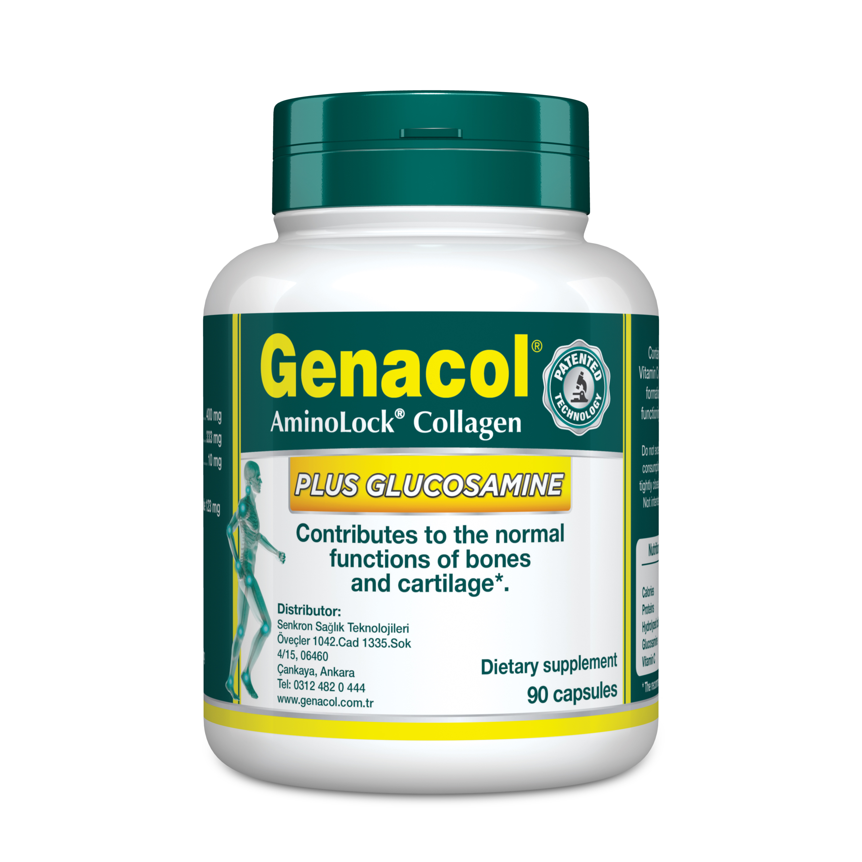 Genacol Plus Glucosamine AminoLock Kolajen 90 Kapsül