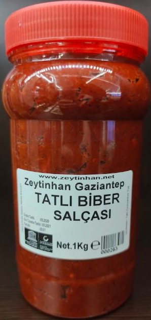 Zeytinhan Gaziantep Tatlı Biber Salçası Pet 1 KG