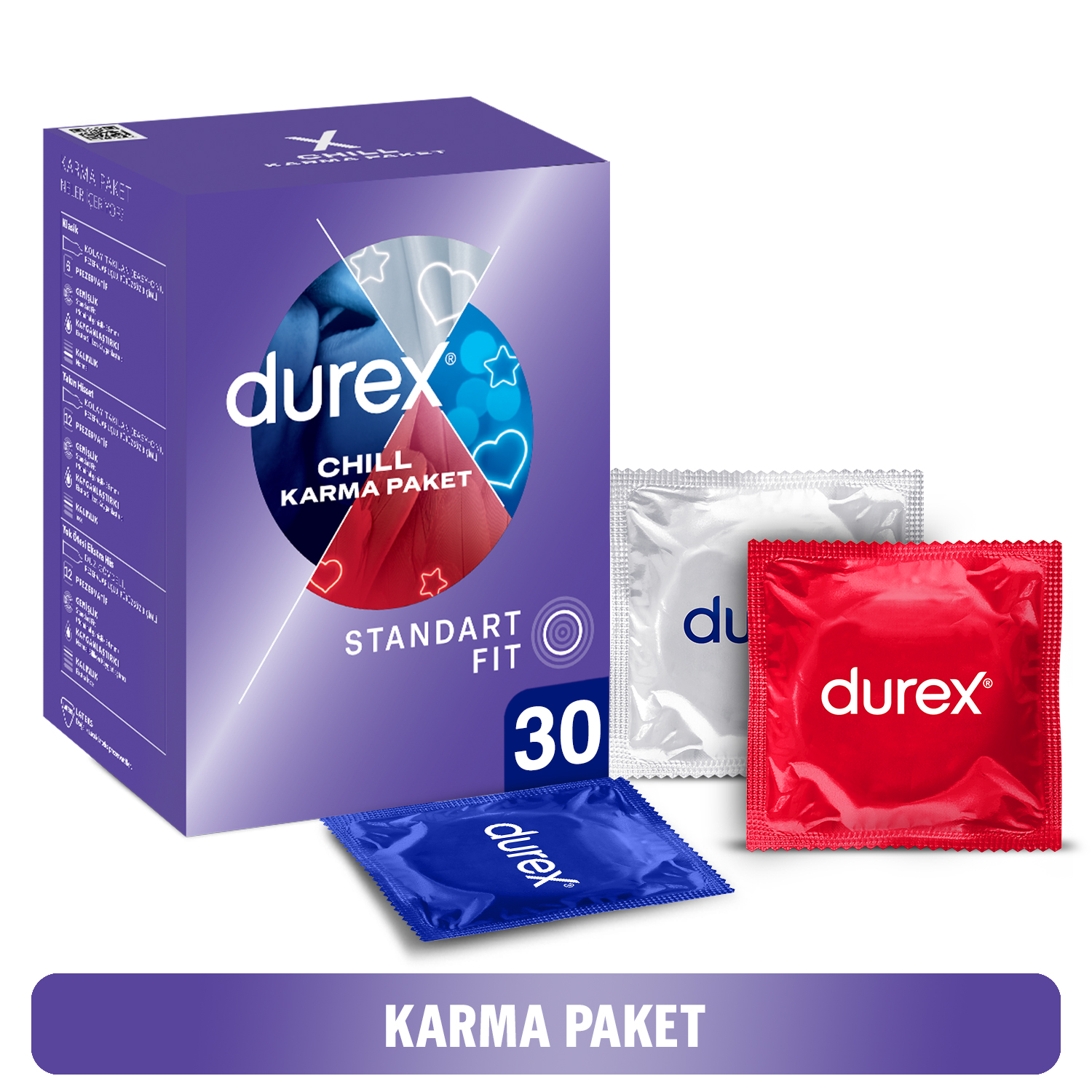 Durex Chill Prezervatif 30'lu