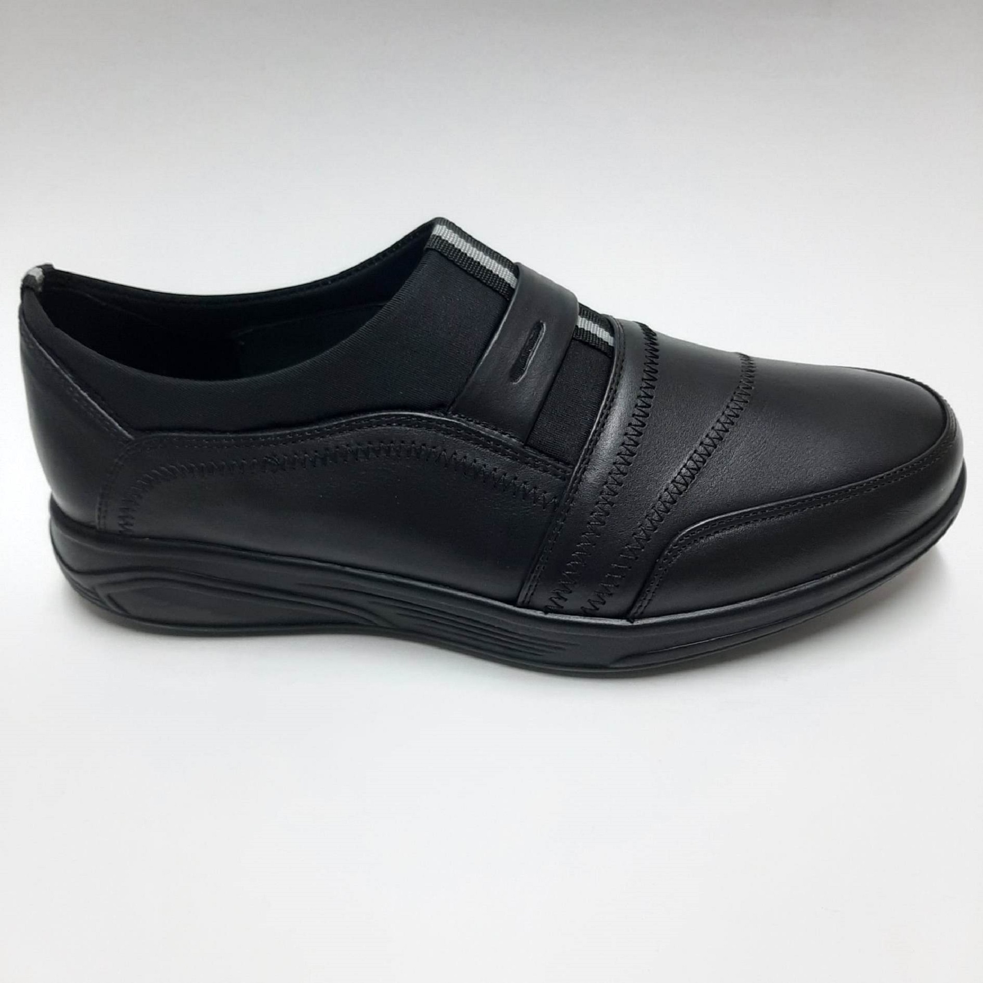 Forex Haki̇ki̇ Deri̇ Ortopedi̇k Yürüyüş Tabanli Erkek Ayakkabısı C-74