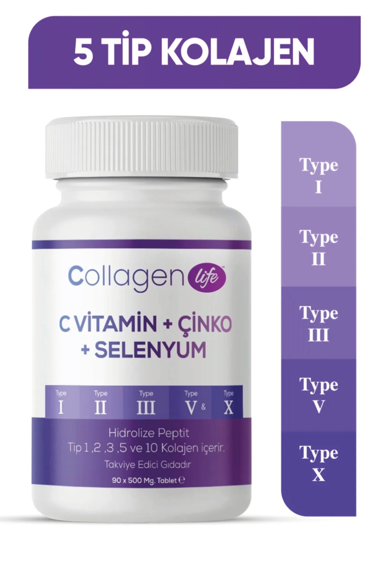 Collagen Life Pro 90 Tablet Kolajen