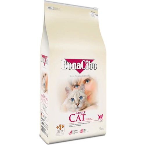 BonaCibo Adult Cat Tavuklu Yetişkin Kedi Maması 2 KG