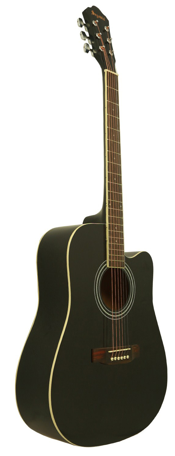 Segovia Sga41Bk Akustik Cutaway Gitar