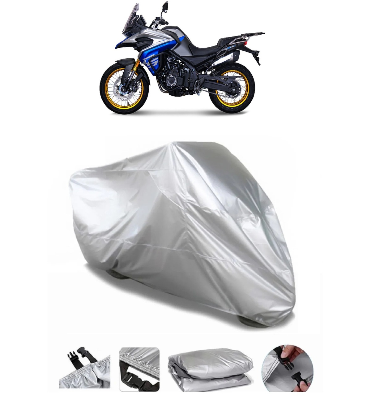 Voge 525 Dsx Su Geçirmez Motosiklet Brandası Premium Kalite Kumaş