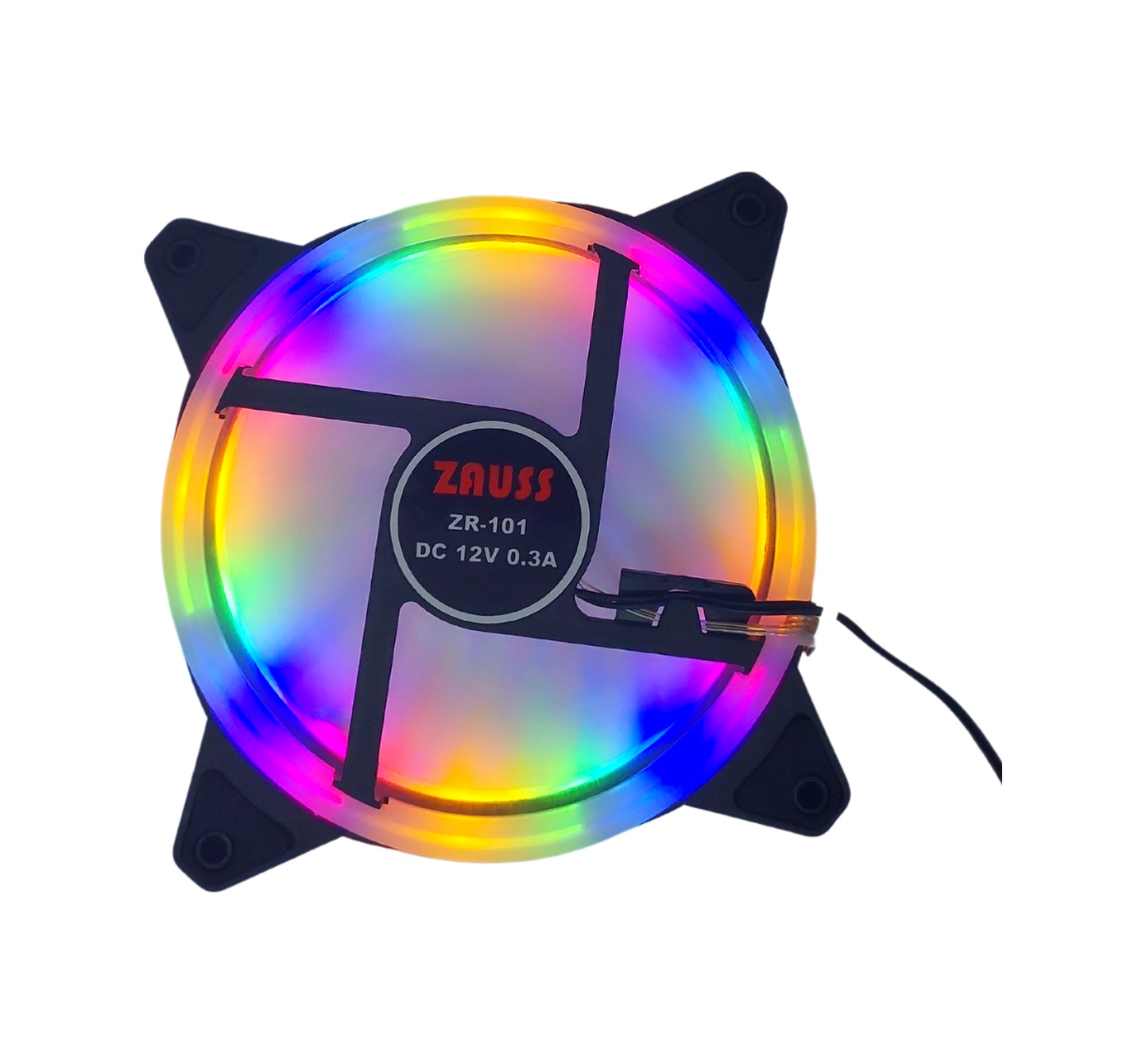 Molex Girişli Sessiz Renkli Fan 12cm Rainbow Kasa Fanı RGB 120mm