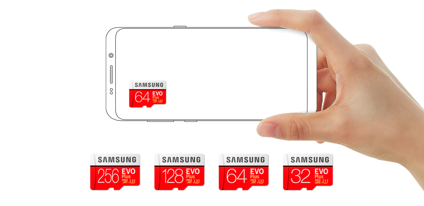 Samsung Evo Plus 64 GB MicroSDXC Class 10 UHS-I Hafıza Kartı
