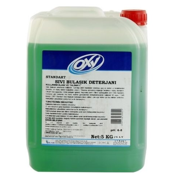 Oxy Sıvı Bulaşık Deterjanı 5 KG