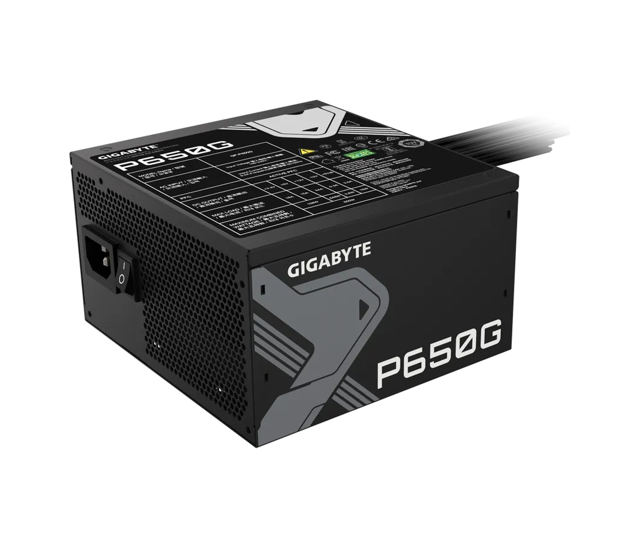Gıgabyte Gp-p650g, 650w, 80+ Gold, Gamıng Power Supply