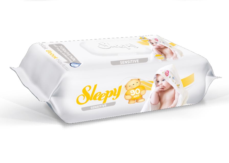 Sleepy Sensitive Hassas Ciltlere Özel Islak Bebek Havlusu 24 X 90'Lı