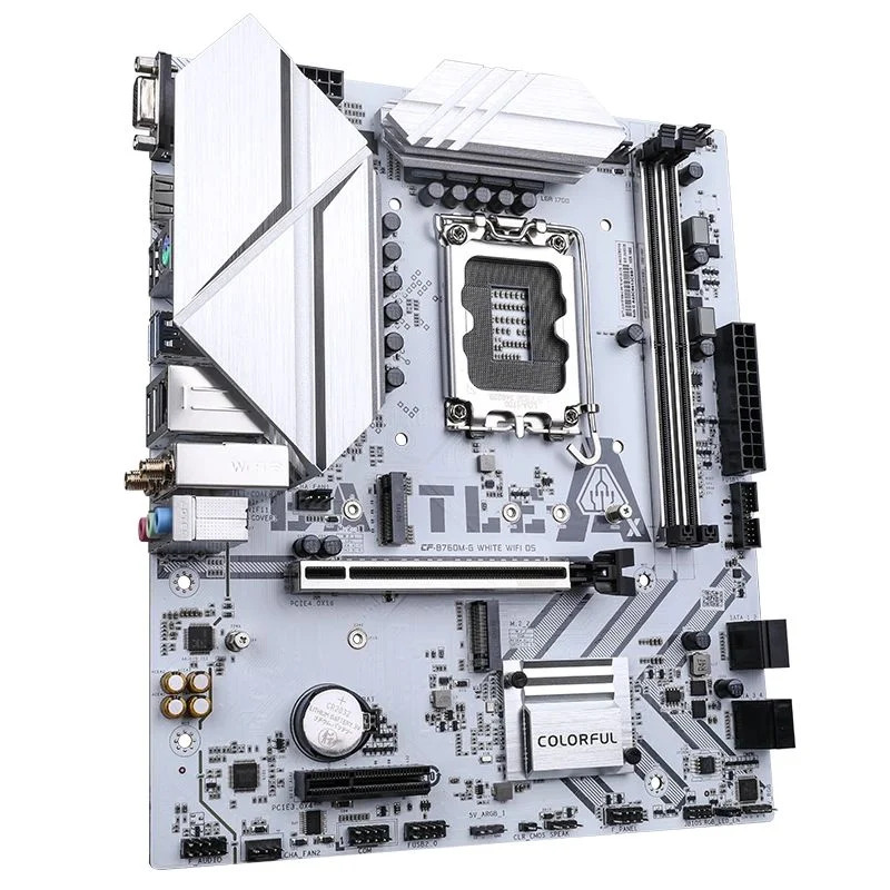 Colorful Battle-AX B760M-G Beyaz WIFI DDR5 7600 MHz mATX Gaming Anakart