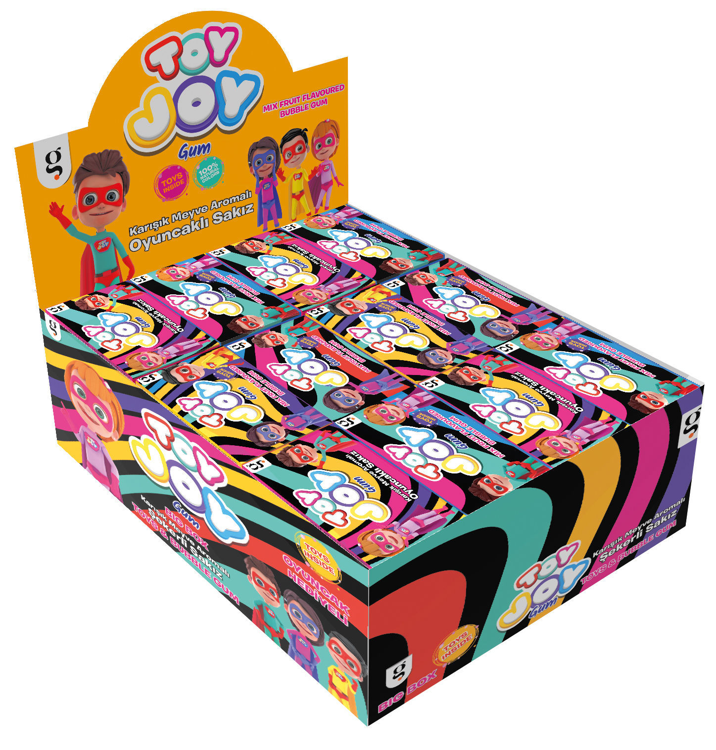 Toy Joy Oyuncaklı Sakız 60 x 4.5 G