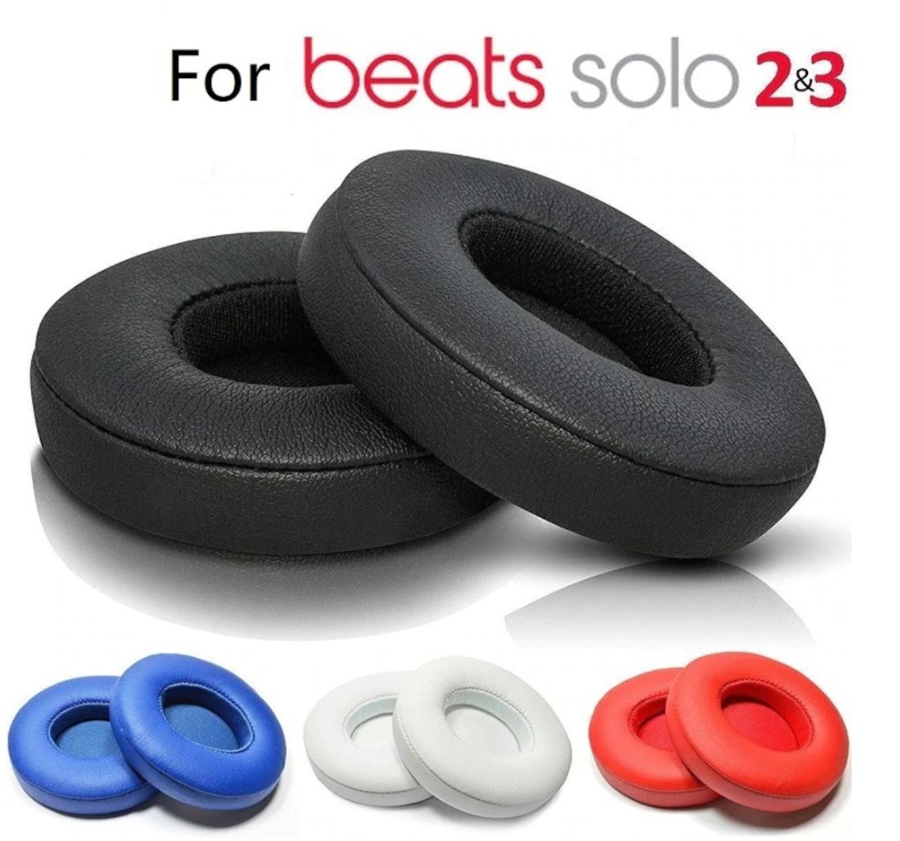 Beats Solo 2 Solo 3 Uyumlu Kulaklık Pedi Kulaklık Süngeri Yastığı Siyah