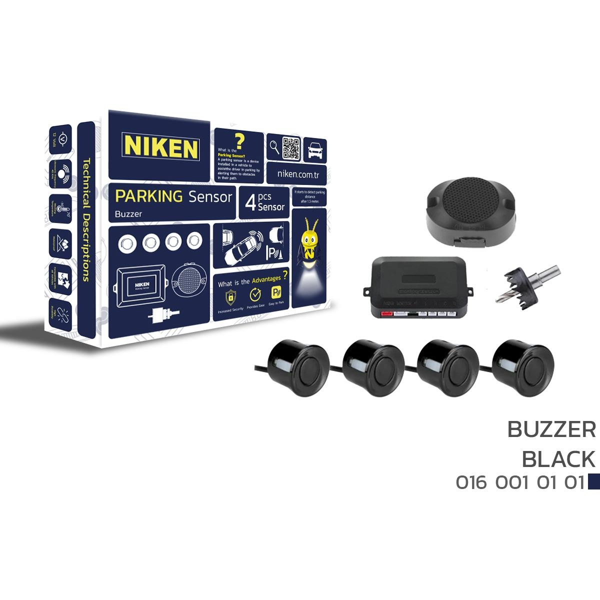 Niken Park Sensörü Ses İkazlı 22Mm Siyah