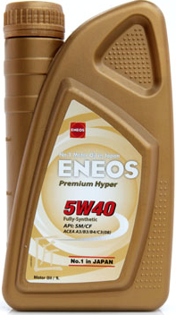Japonya'nın 1 numarası ENEOS Premium Hyper 5W/40 1 LT Motor Yağı