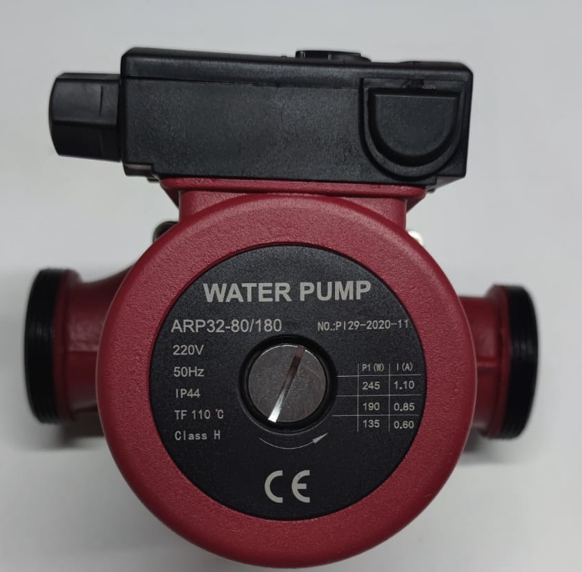 Water Arp 32-80/180 2" Çıkışlı Üç Hızlı Sirkülasyon Pompa