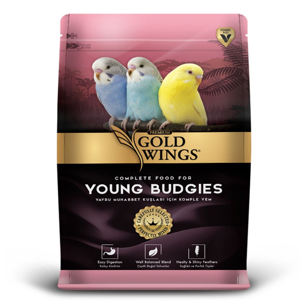 Gold Wings Premium Yavru Muhabbet Yemi 1Kg