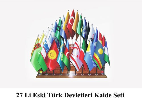 27'li Eski Türk Devletleri Bayrak Seti