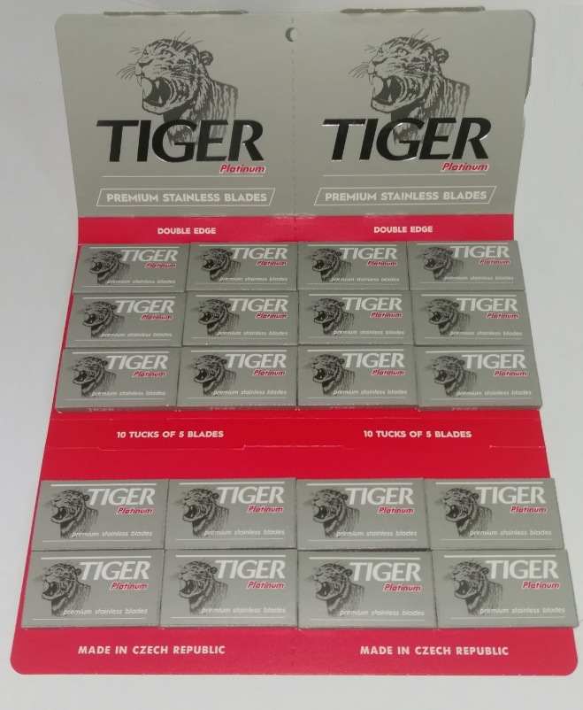 Tiger Platinum Tam Yaprak Berber Jileti 100’lü