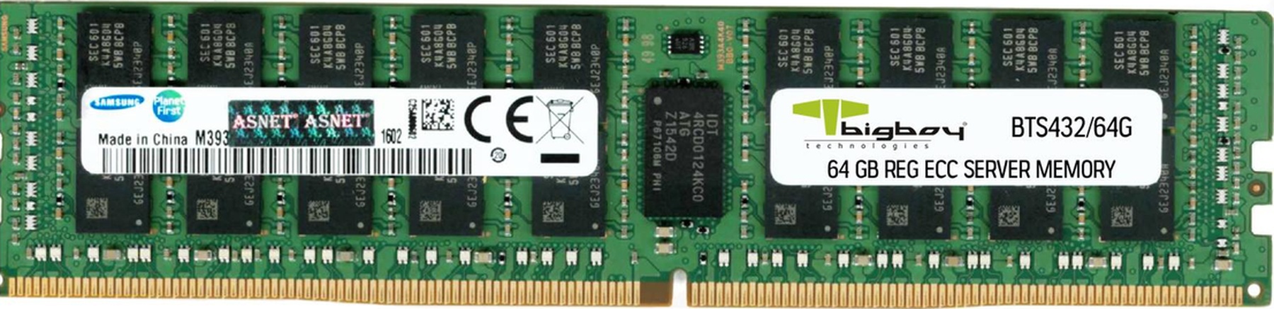 Bigboy BTS432/64G 64 GB DDR4 3200 MHz CL22 ECC Server Ram