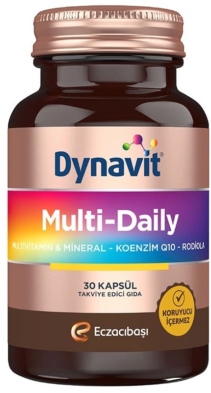 Dynavit Multi-Daily Koenzim Q10-Rodiola 30 Kapsül