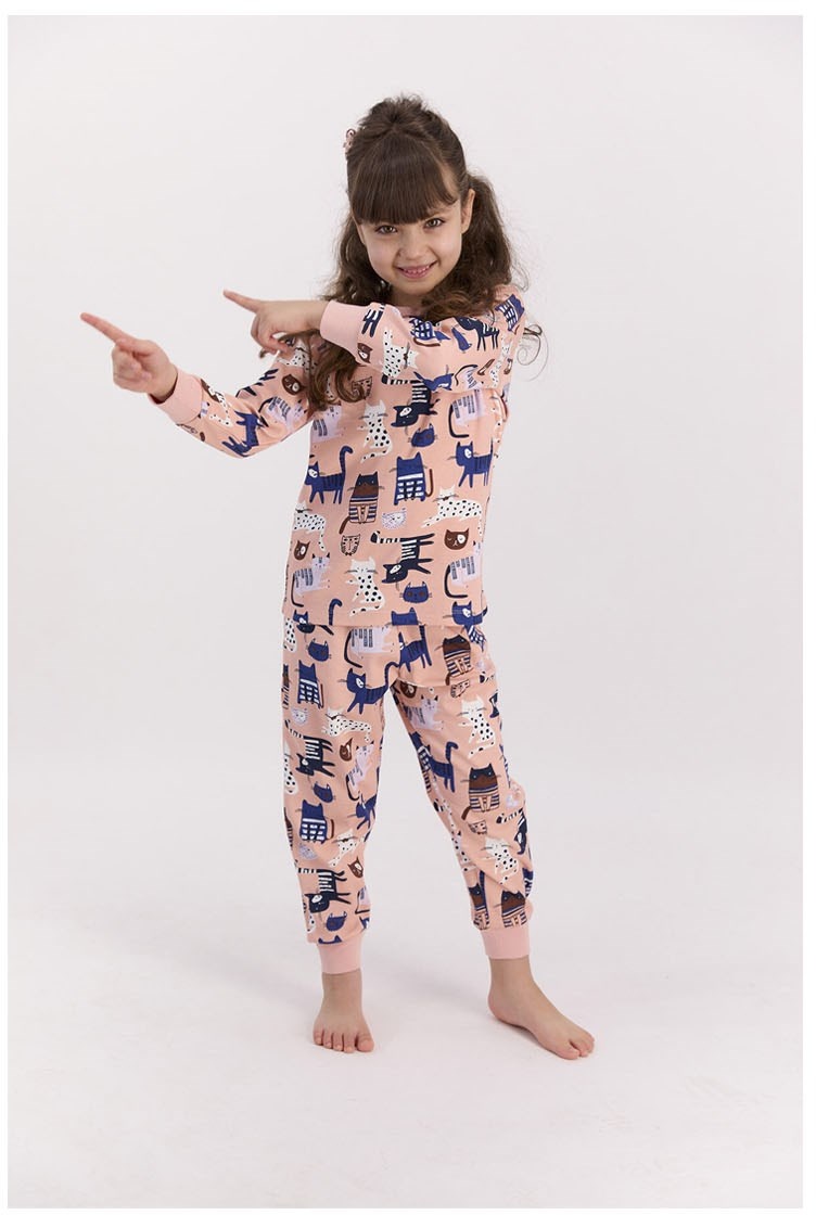 Roly Poly Kız Çocuk Pijama Takım Mocha