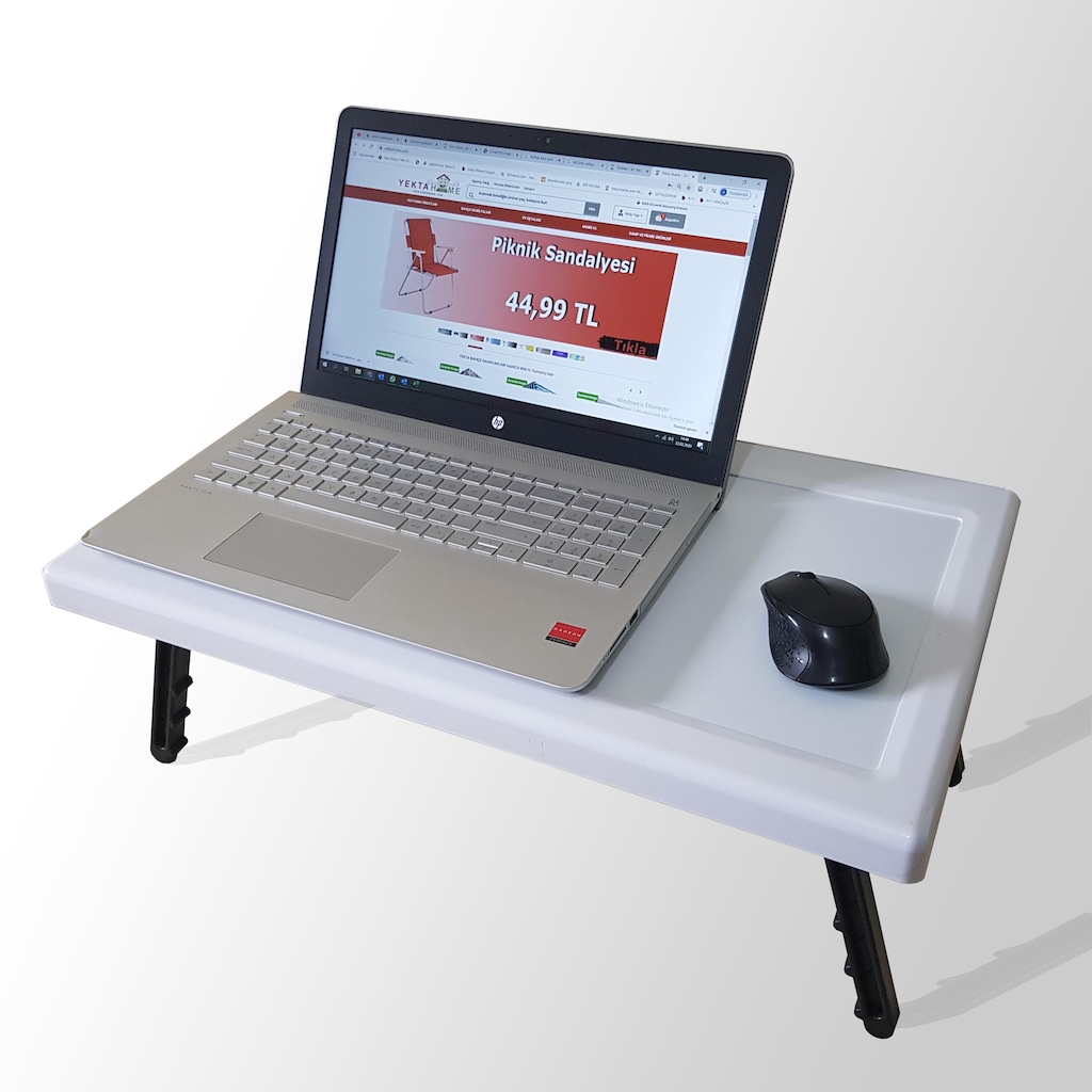 Yektahome Portatif Laptop Sehpası Katlanır Ayaklı Pratik Sehpa Masa