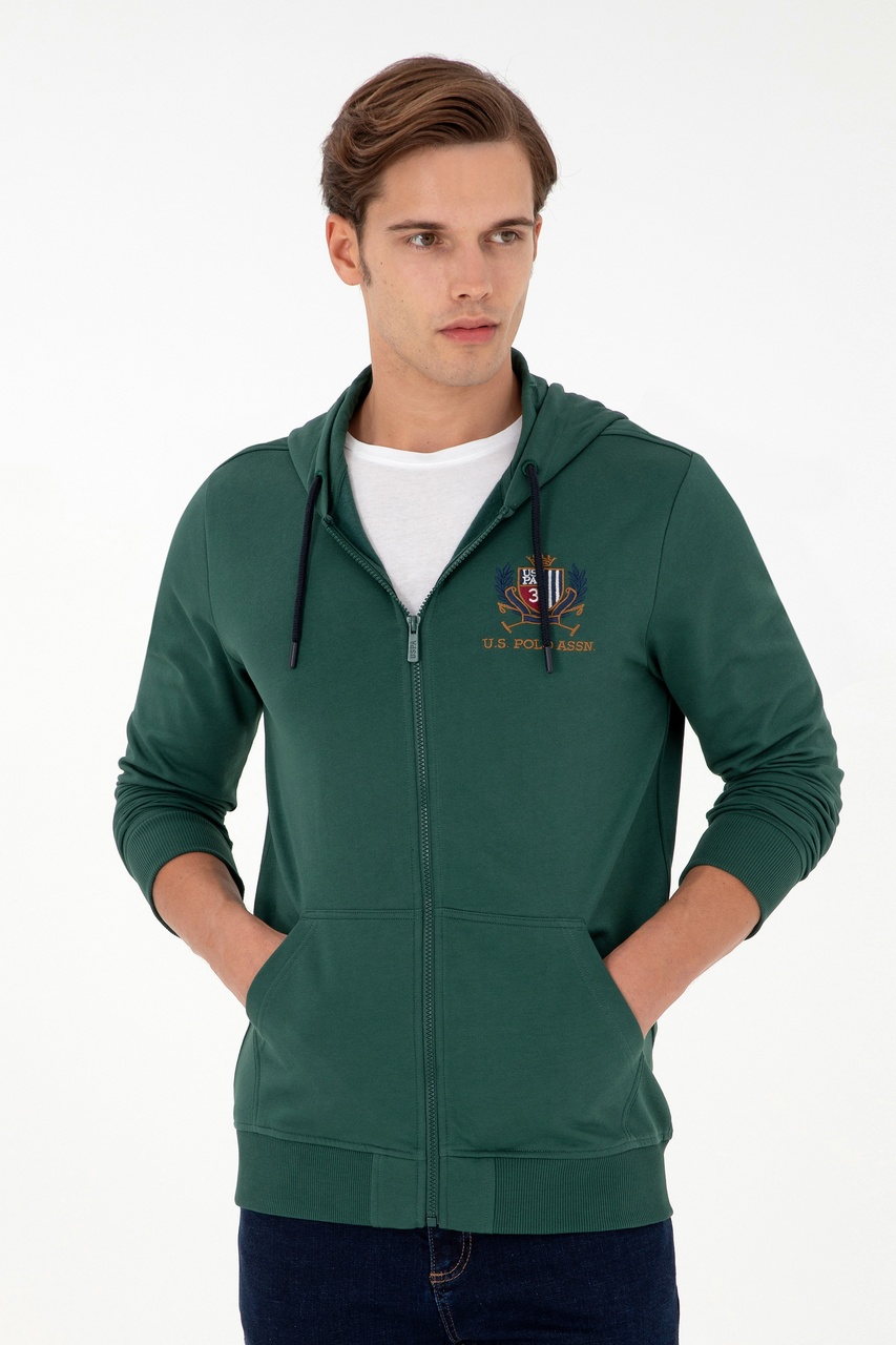 U.s. Polo Assn. Erkek Koyu Yeşil Sweatshirt 50293649-vr079 Koyu Yeşil ürün görseli