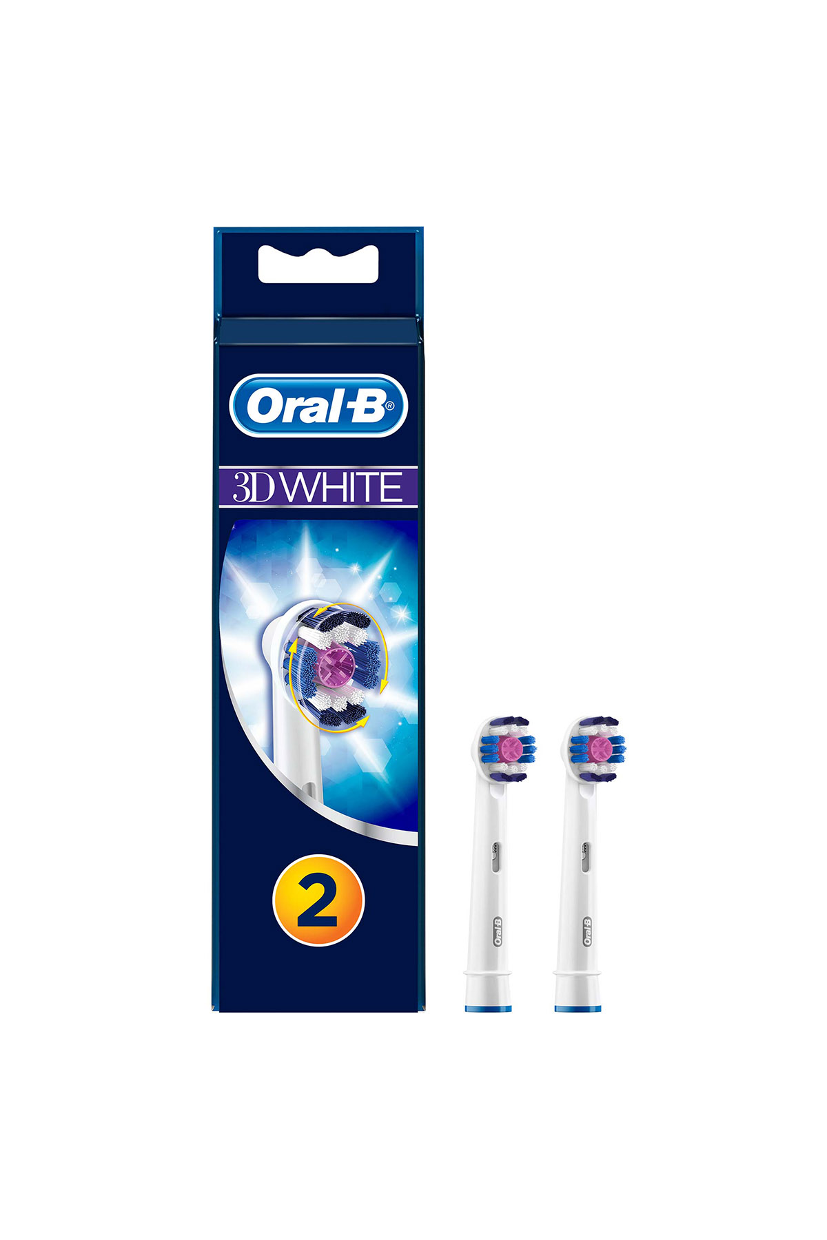 Oral-B 3D White Elektrikli Diş Fırçası Yedek Başlığı 2'li