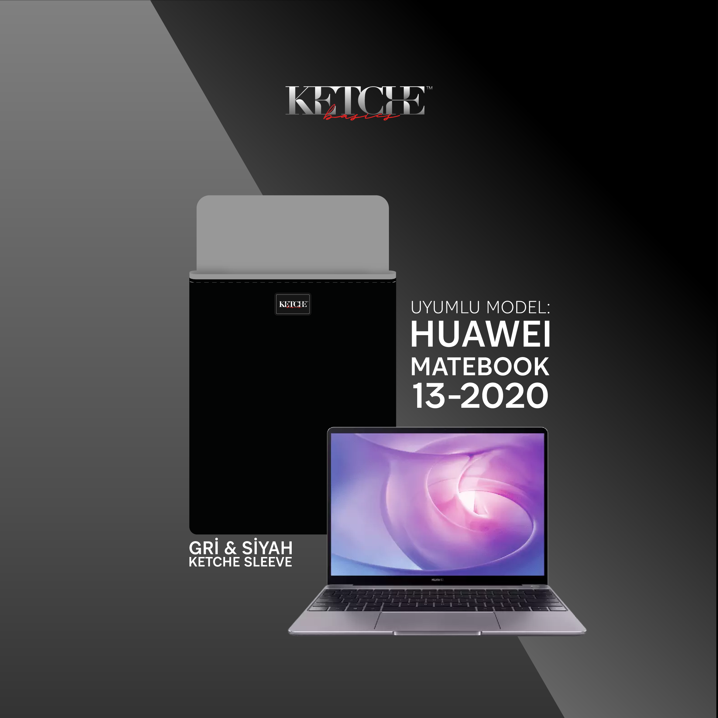 Ketche Sleeve - Huawei Matebook 13 2020 Kılıfı