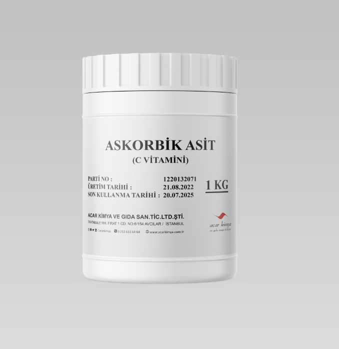 Askorbik Asit C Vitamini X E300 Gıda Tip 1 KG