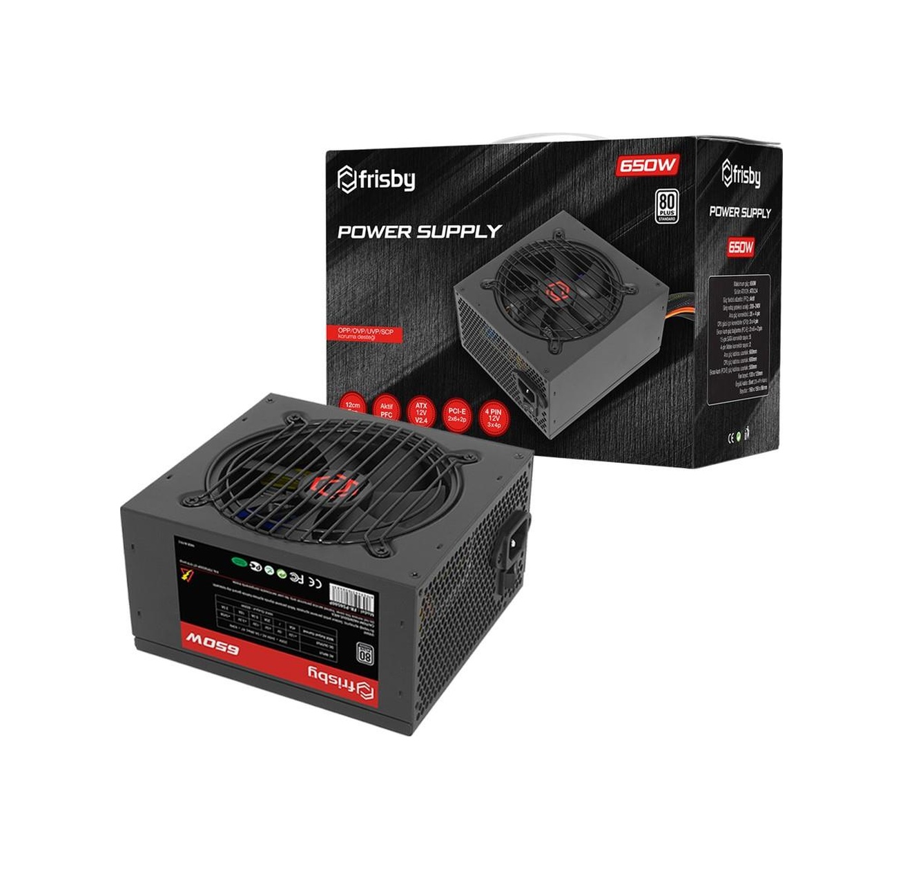Frısby FR PS6580P 80 Power Supply 650 W Güç Kaynağı