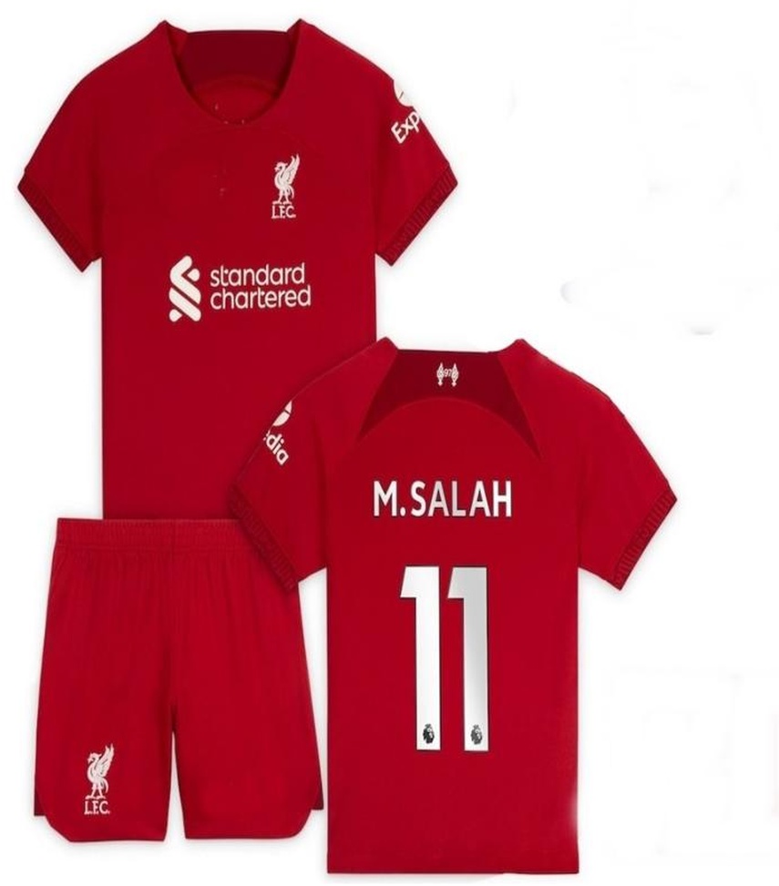 Liverpool 2022/2023 M Salah Çocuk Forma Ve Şort Takım 001