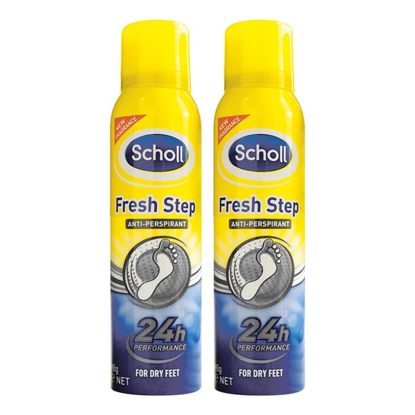 Scholl Fresh-Step Anti-Perspirant Koku Önleyici Ayak Spreyi 2 x 150 ML
