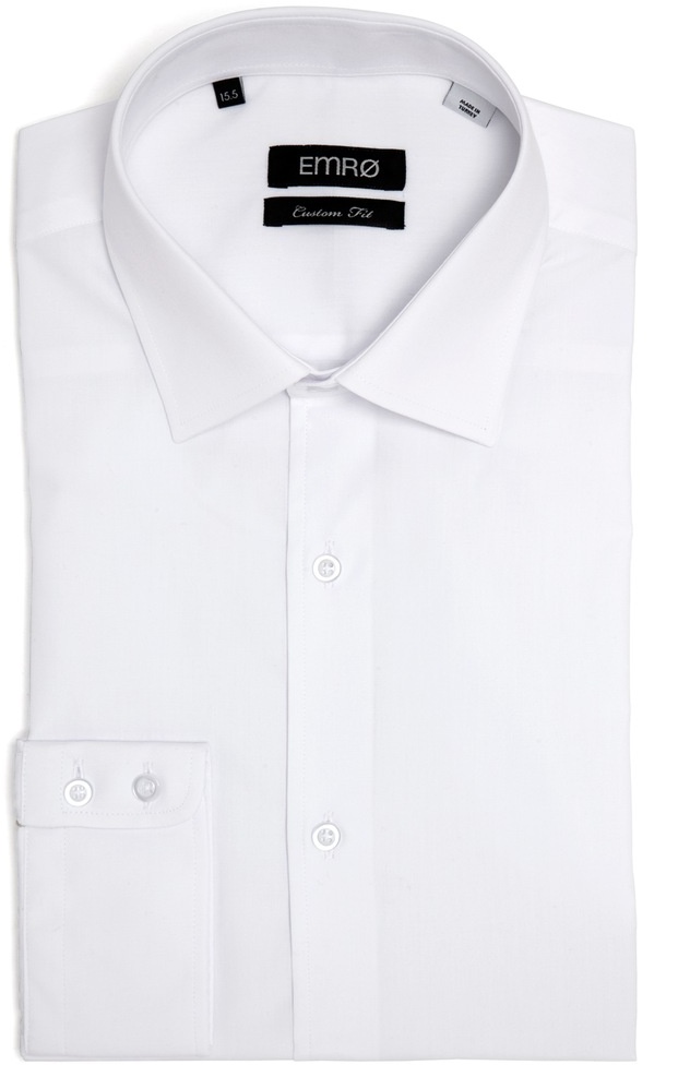 Pıngömlek Kensıngtonvesta Cepsiz Pensli Beyaz Erkek Gömlek