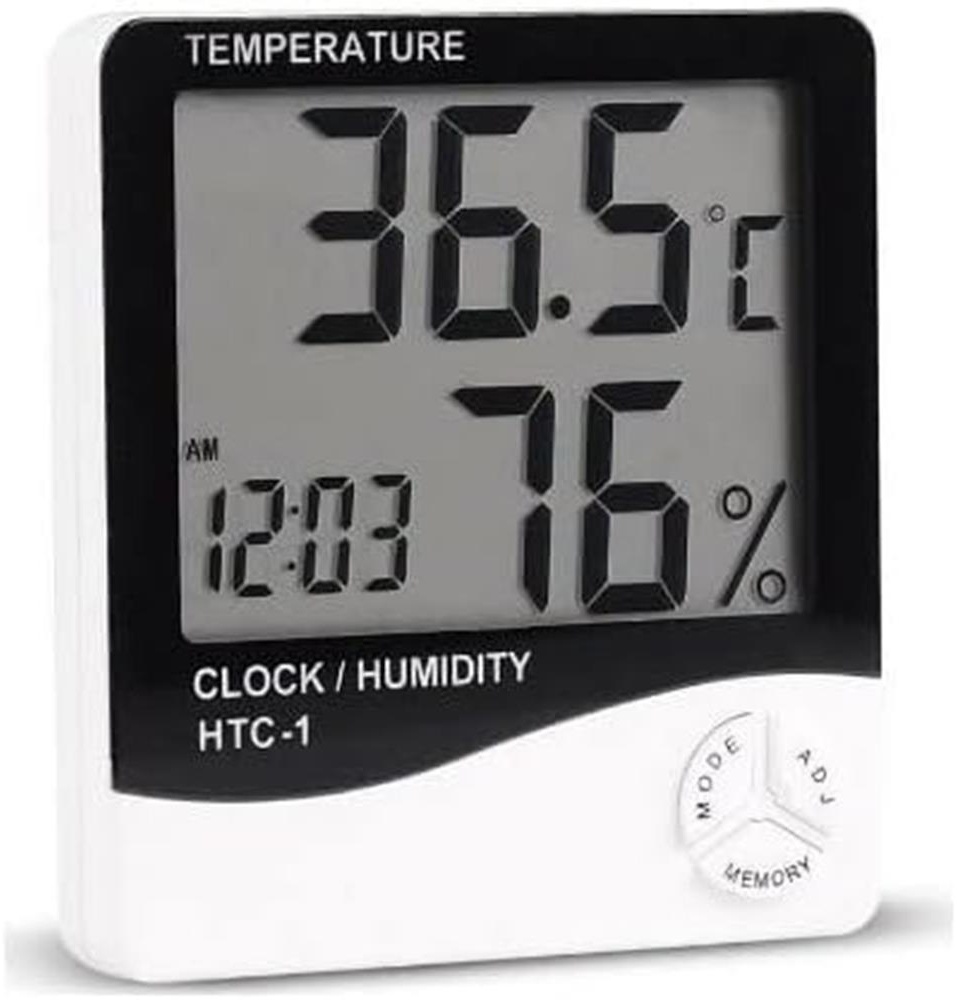 HTC-1 Dijital  Termometre Sıcaklık ve Nem Ölçer