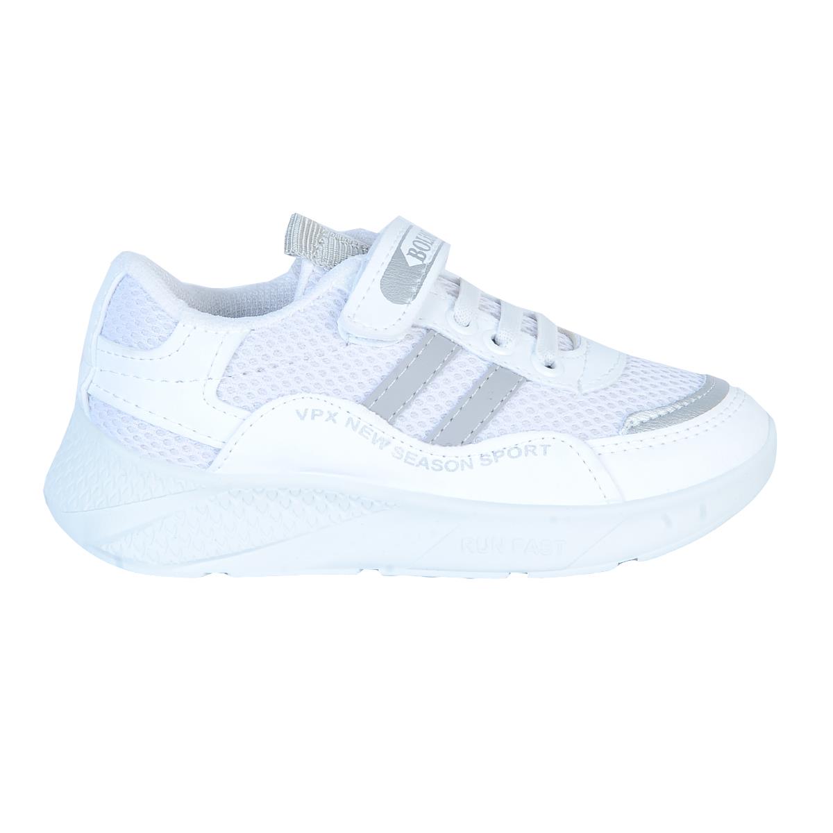 Bolimex 3520 Beyaz Anorak Yazlık Cırtlı Kız Çocuk Spor Ayakkabı 001