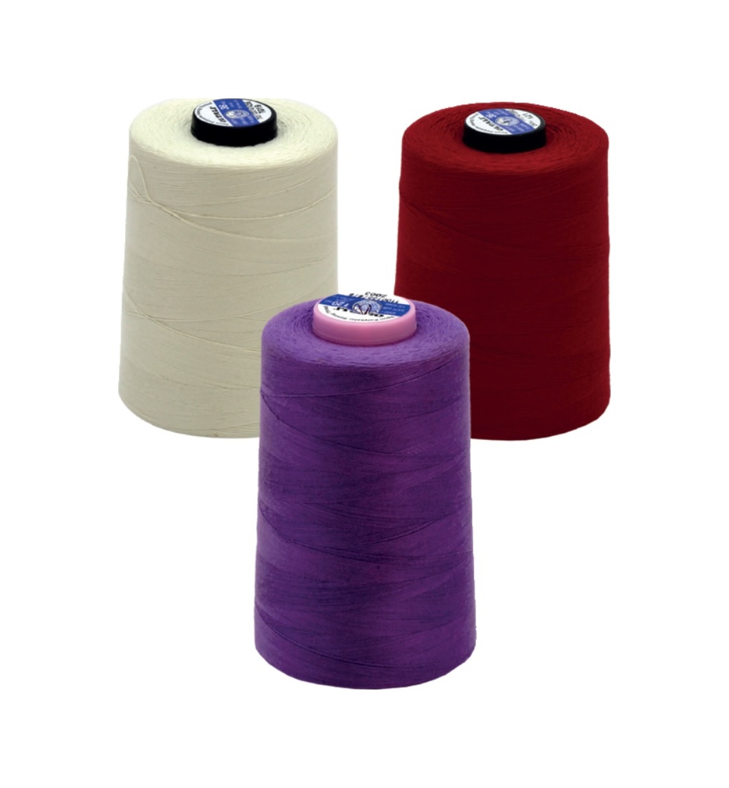 Oltali Polyester 120 No Beyaz Renk Dikiş İpliği (5000Mt)