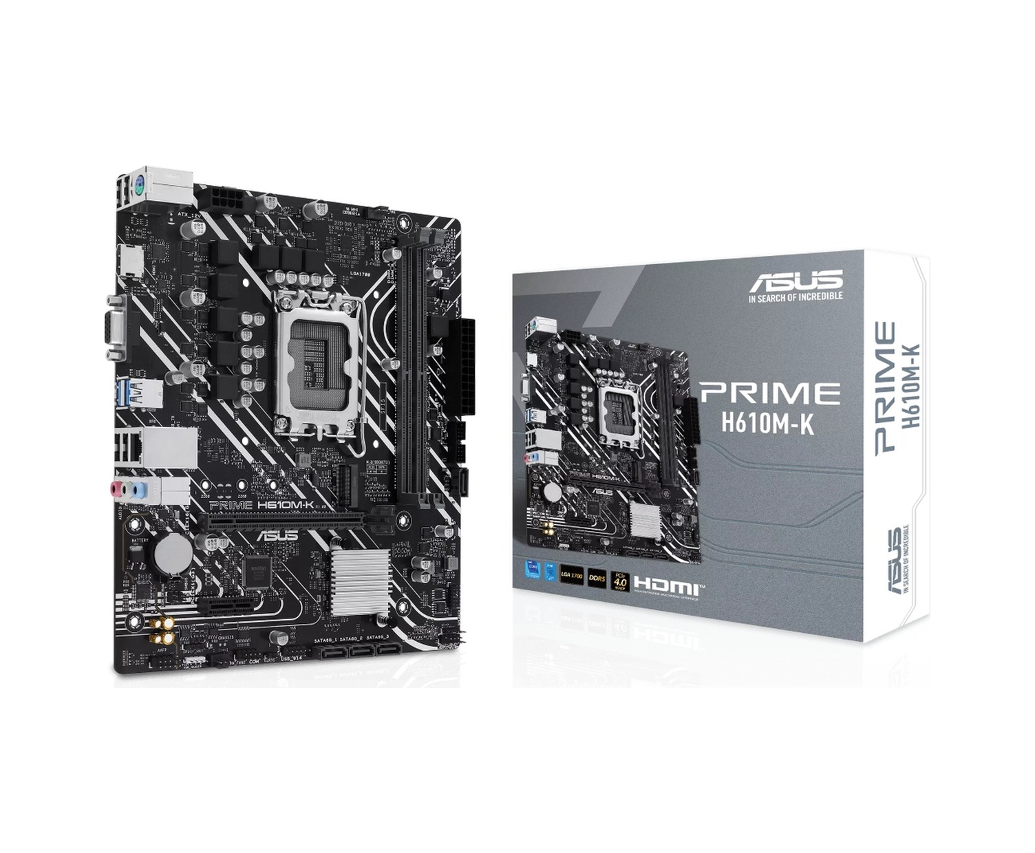 Asus Prime H610M-K Intel H610 5600 MHz DDR5 Soket 1700 mATX Anakart
