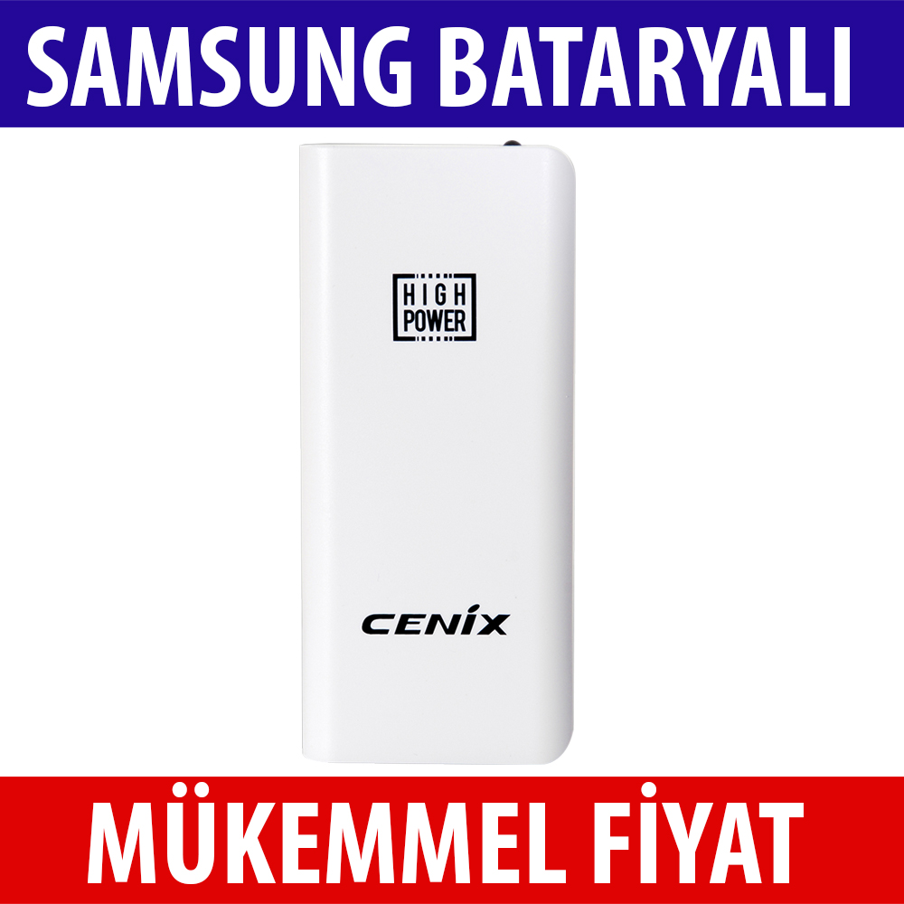 CENIX PB-A13 POWERBANK / 13000 mAh / Samsung Batarya içerir