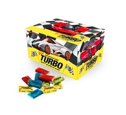 Turbo Tutti Frutti Aromalı Şekerli Sakız 100 Adet