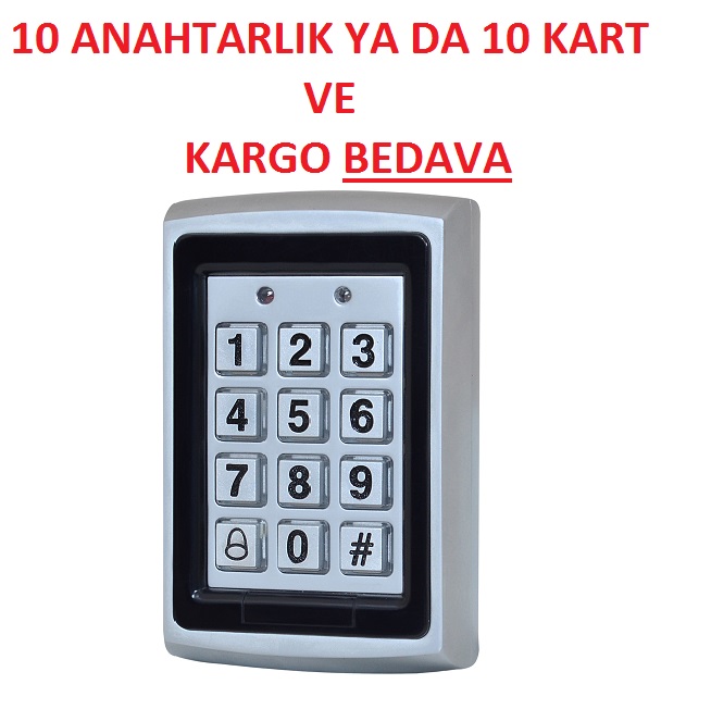 K-2 Rfid Elektronik Şifreli Kartlı Kapı Açma Kilidi - METAL KASA