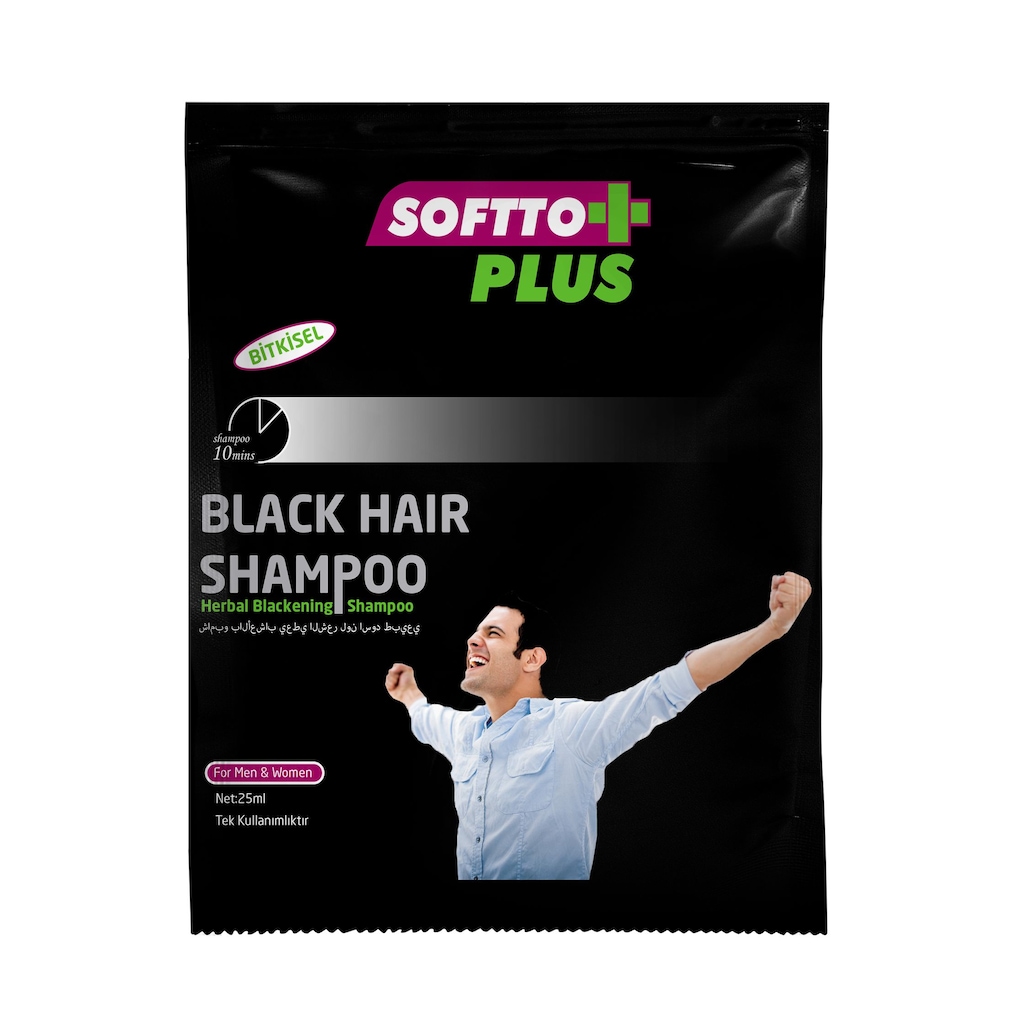 Softto Plus Beyaz Saçlara Son Siyah Şampuan