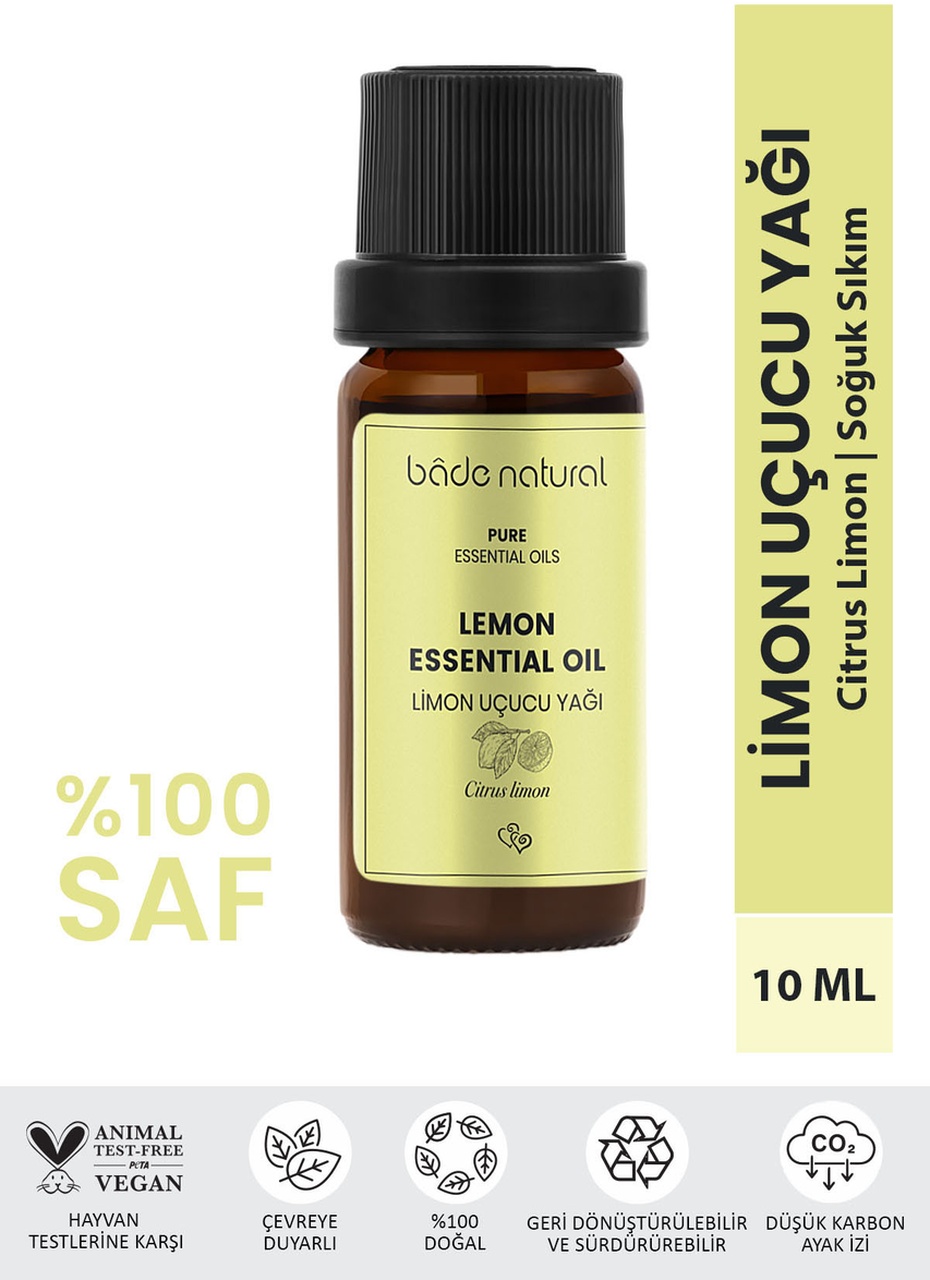 Bade Natural Limon Uçucu Yağı 10 ML