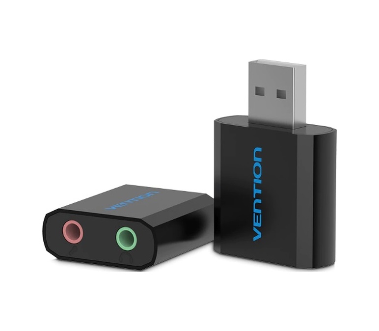 Vention USB 2.0 Ses Kartı Siyah