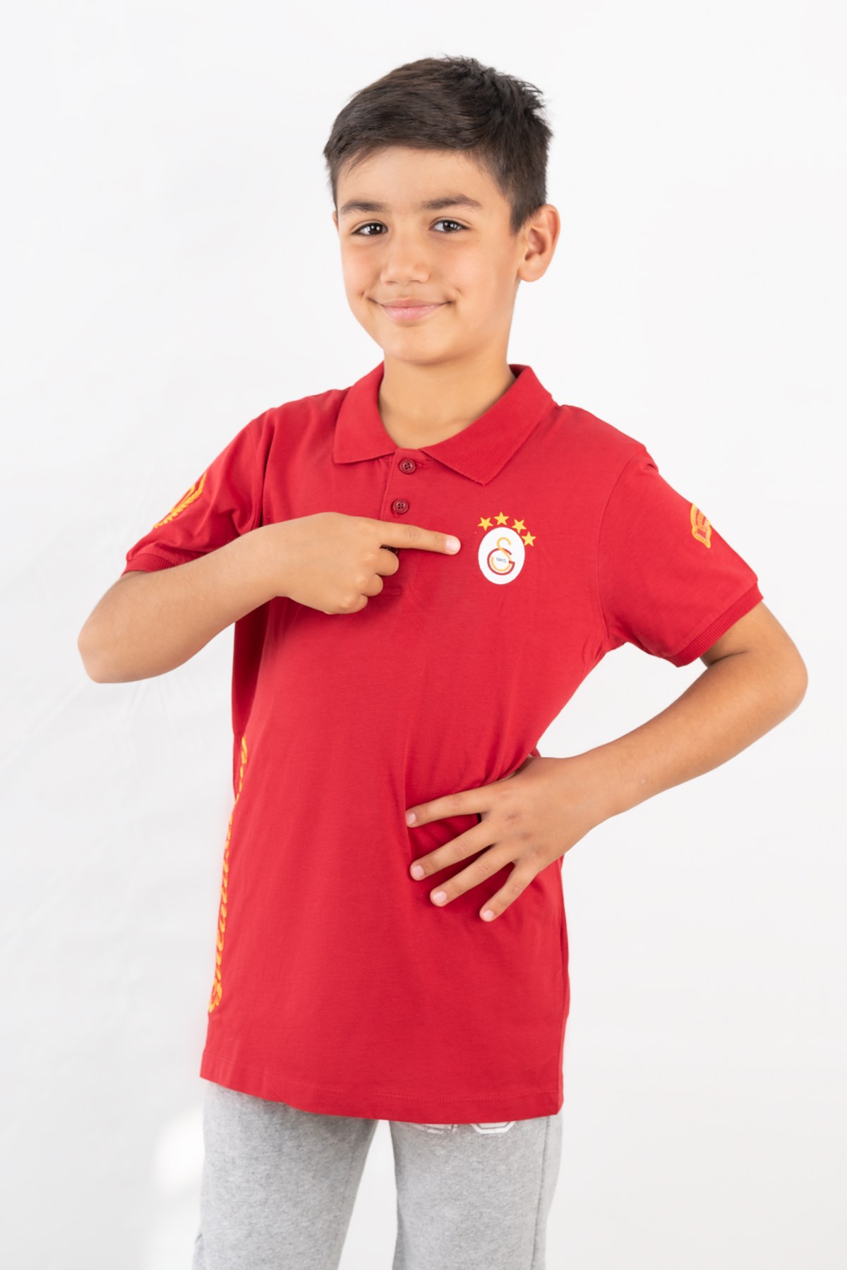 Galatasaray Forma- Galatasaray Çocuk Polo Tshırt-C13728