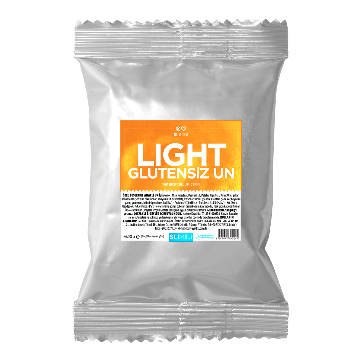 Slimini Light Glutensiz Un 500 G