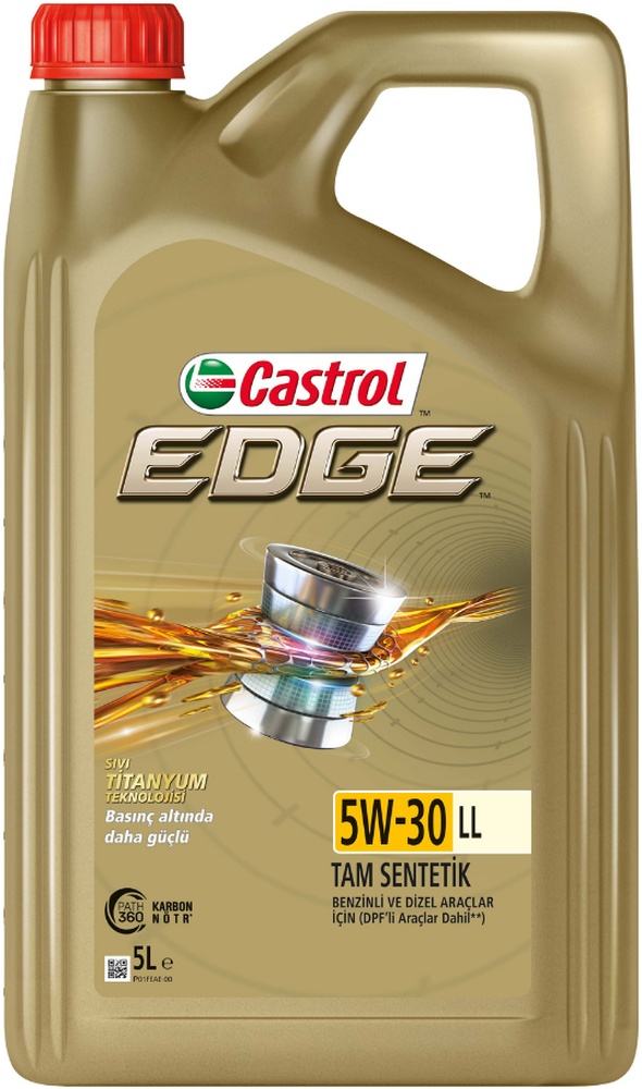 Castrol EDGE 5W-30 LL Tam Sentetik DPF Motor Yağı 5 Litre